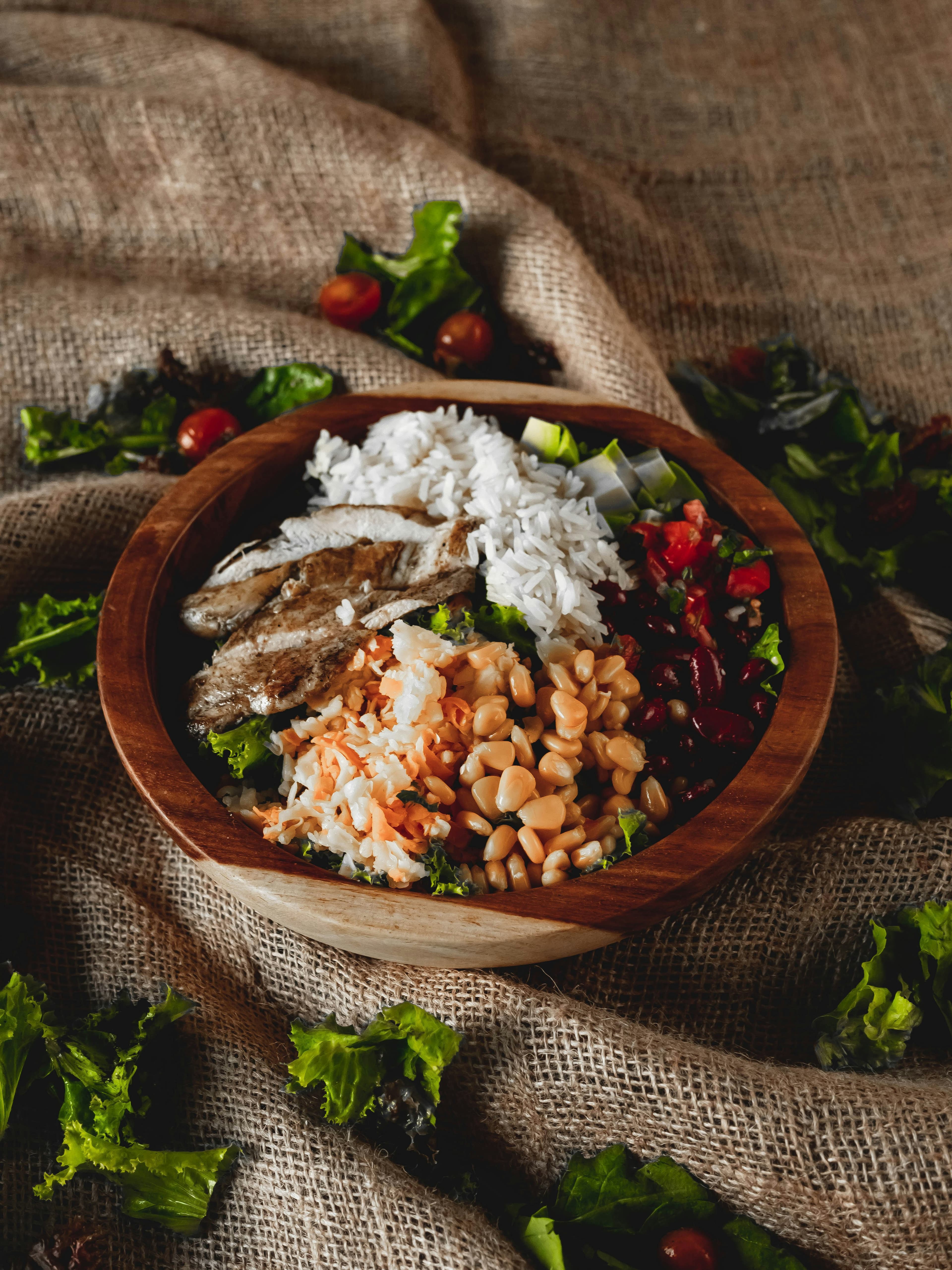A home-cooked meal on the table